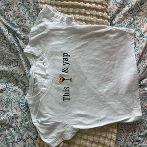 Kids White Graphic Tee
